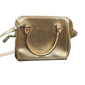 Liz Claiborne rose gold purse bag crossbody pockets classic